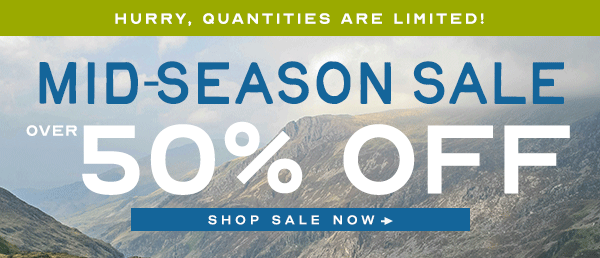 Mid-Season Sale - Over 50 percent off