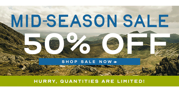 Mid-Season Sale - Over 50 percent off