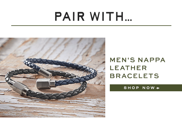 Men's Nappa Leather Bracelets