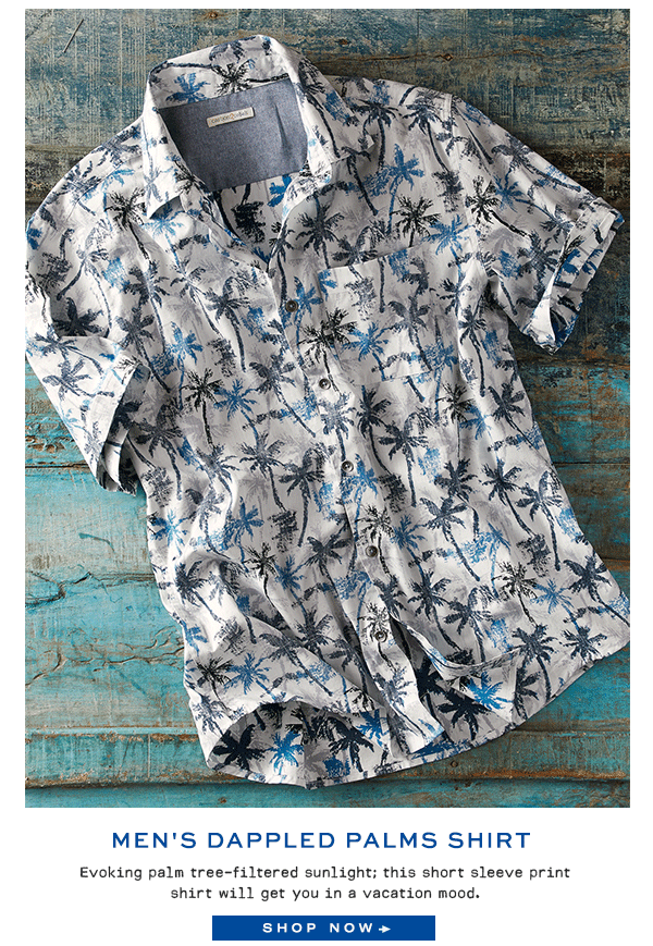 Men's Dappled Palms Shirt