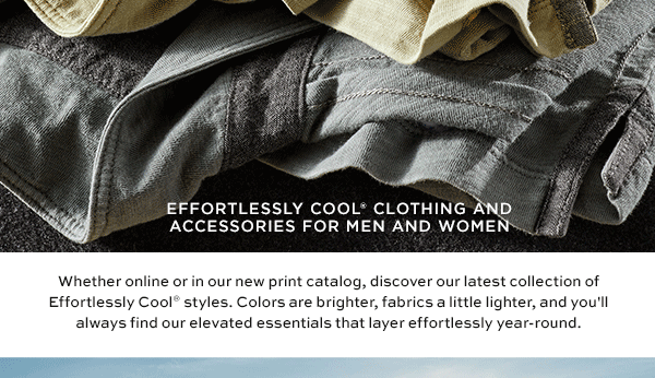 Effortlessly Cool Clothing and Accessories for Men and Women