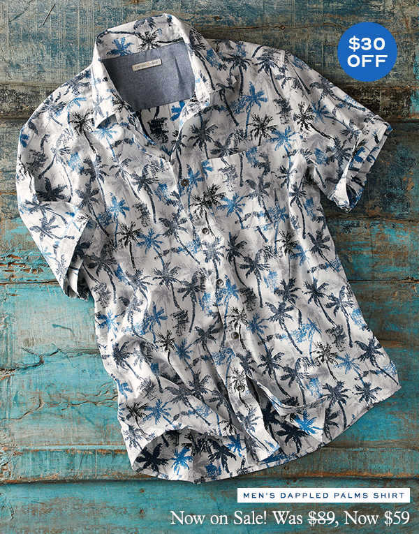 Men's Dappled Palms Shirt