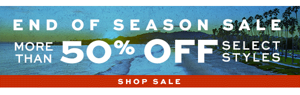 End of Season Sale