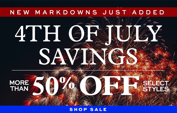 4th of July Savings