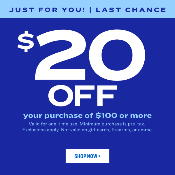 Enjoy $20 Off