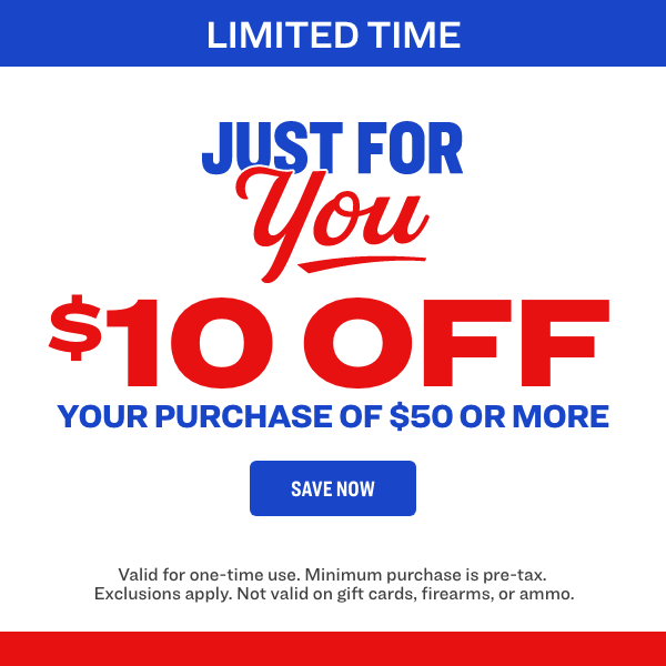 LIMITED TIME - We Miss You $10 OFF your purchase of $50 or more - Save Now- Exclususion apply.