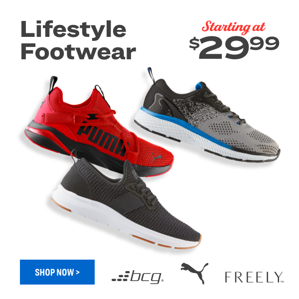 Lifestyle Footwear Stanting ab $20999 m -*bcg. FREELY. 