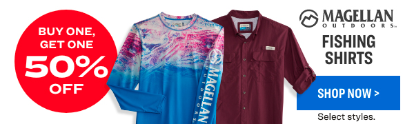 BOGO 50% Off Magellan Outdoors Fishing Shirts - Academy Sports + Outdoors