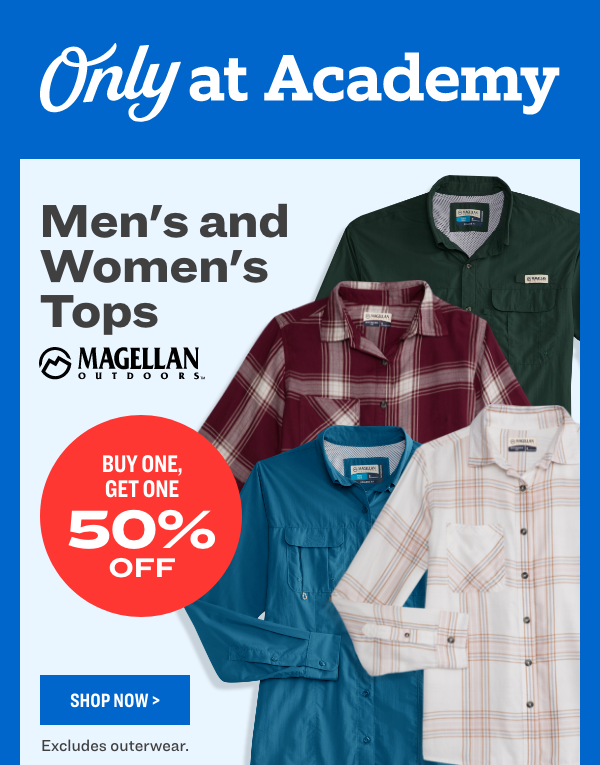 Men's and Women's Magellan Tops