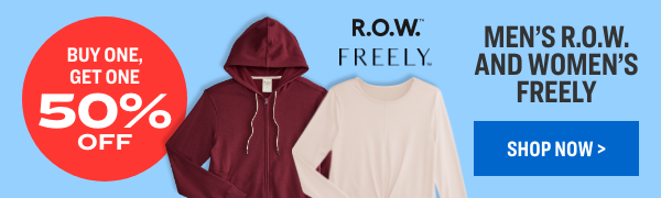 men's R.O.W. and WOMEN'S FREELY