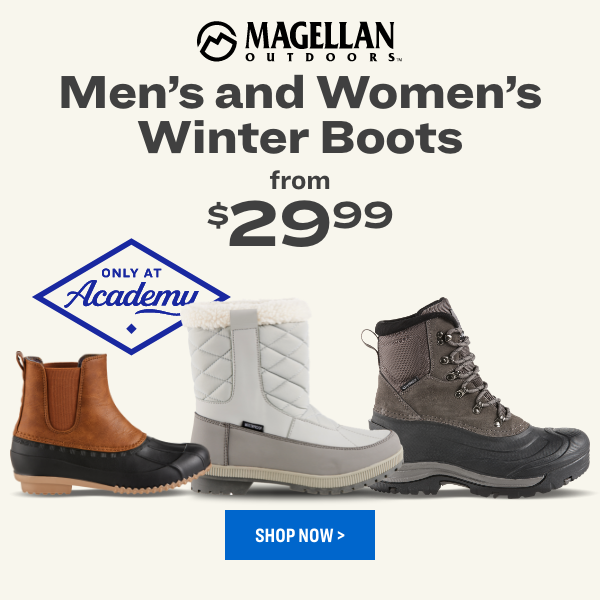 Men’s and Women’s Winter Boots