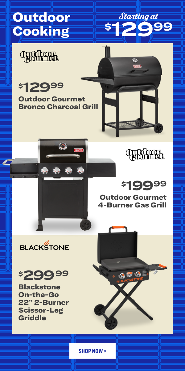 Outdoor Gourmet Bronco Charcoal Grill