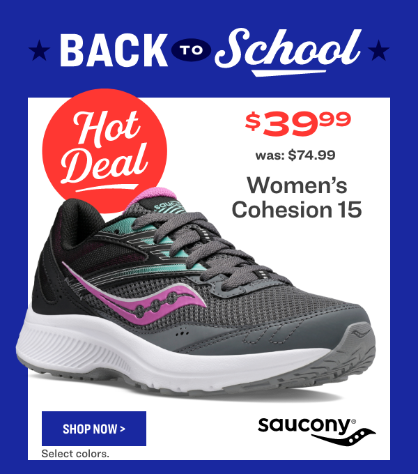 saucony womens cohesion 15 running shoe