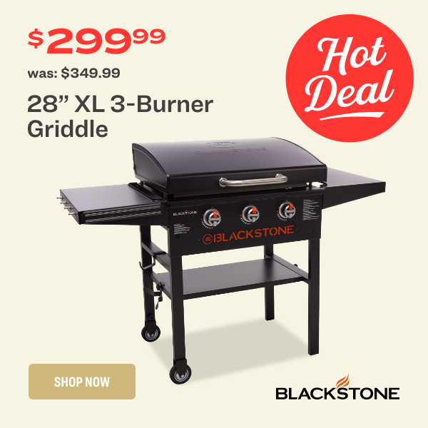 28” XL 3-Burner Griddle