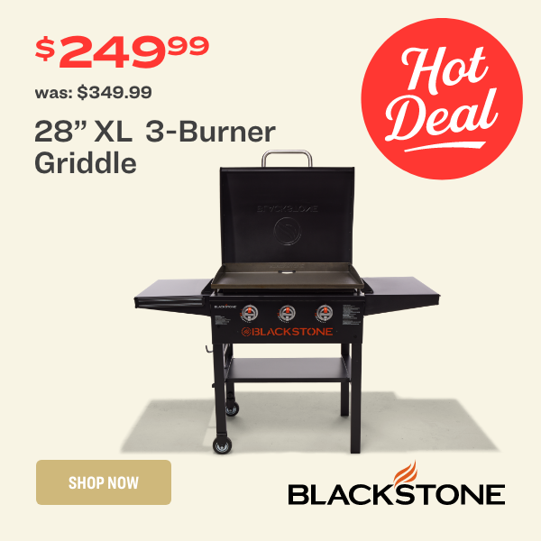 28” XL 3-Burner Griddle