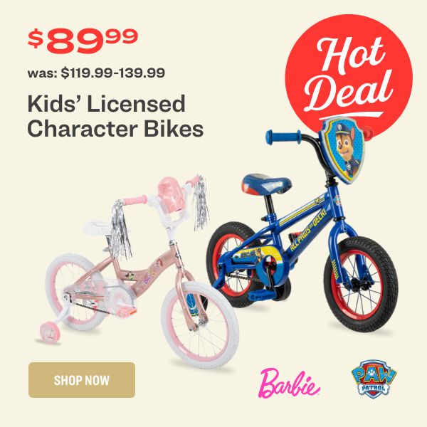 Kids’ Licensed Character Bikes