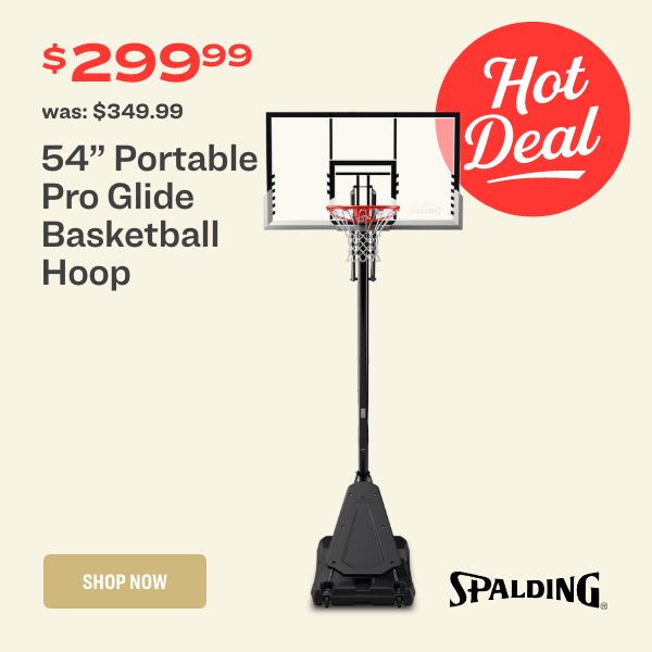 54” Portable Pro Glide Basketball Hoop