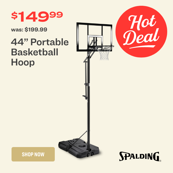 44” Portable Basketball Hoop