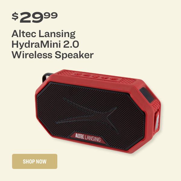 Altec Lansing HydraMini 2.0 Wireless Speaker