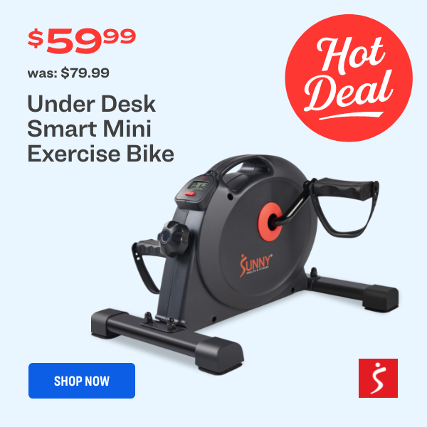 Under Desk Smart Mini Exercise Bike