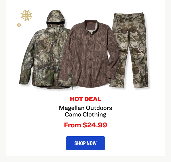 Magellan Outdoors Camo Clothing