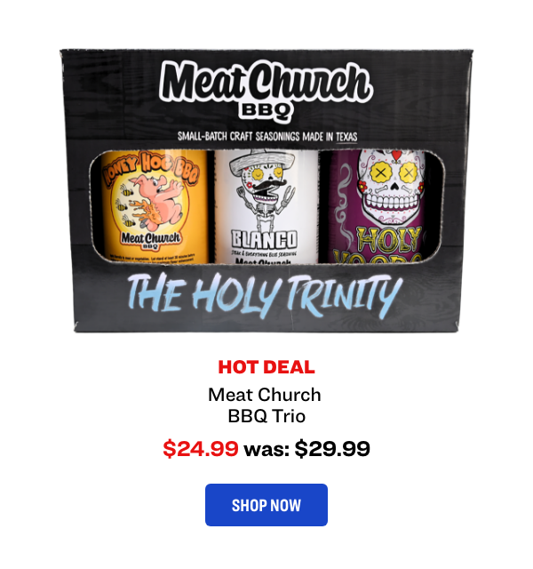 Meat Church BBQ Trio