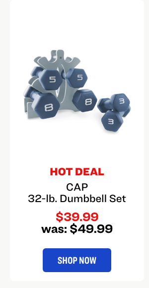 Cap 32-lb. Dumbbell Set