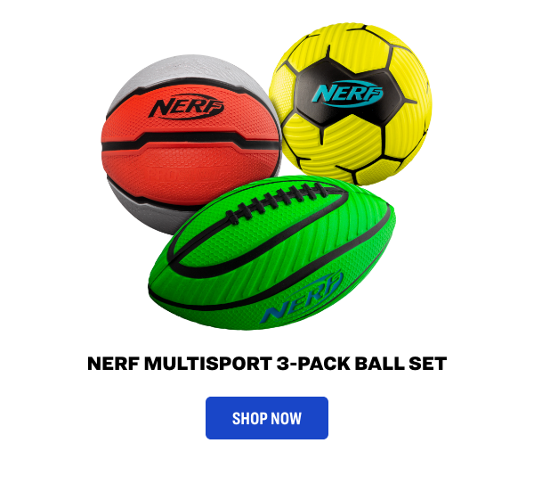 Nerf multisport 3-Pack Ball Set