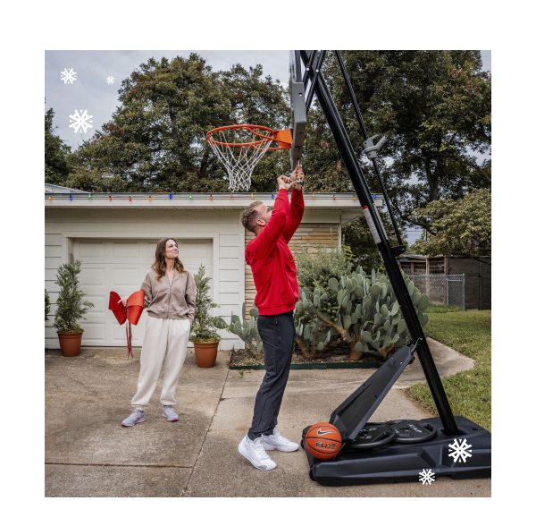 Spalding 54" Portable Pro Glide Basketball Hoop