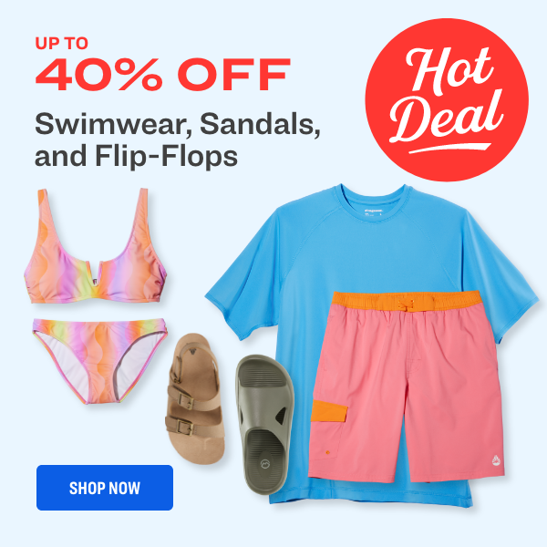 Swimwear, Sandals, and Flip-Flops