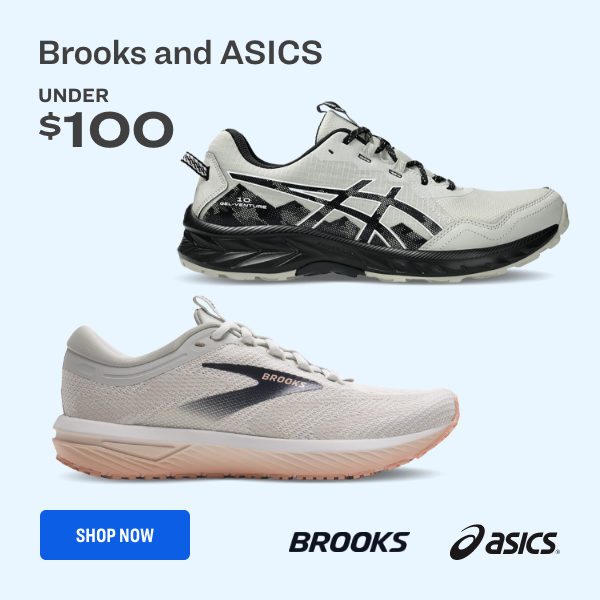 Brooks and ASICS
