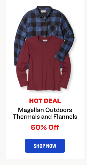 Magellan Outdoors Thermals and Flannels