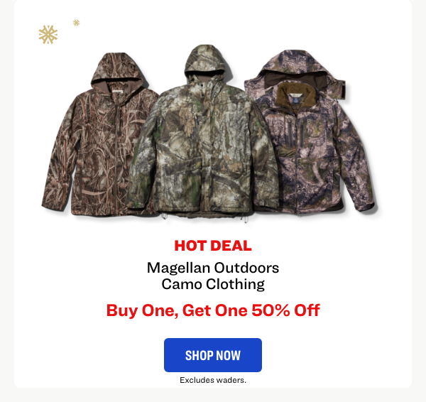 Magellan Outdoors Camo Clothing