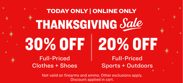 Thanksgiving Sale