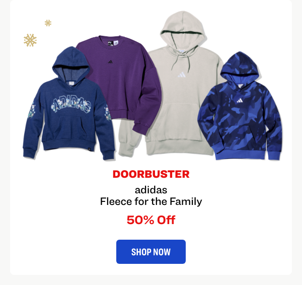 Adidas Fleece for the family