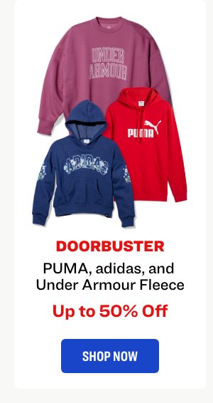 Under Armour, Adidas, And PUMA Fleece