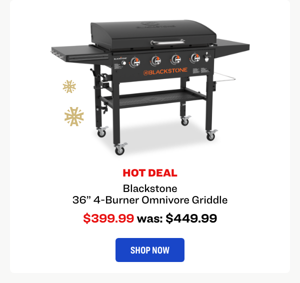 Blackstone 36β 4-Burner Omnivore Griddle
