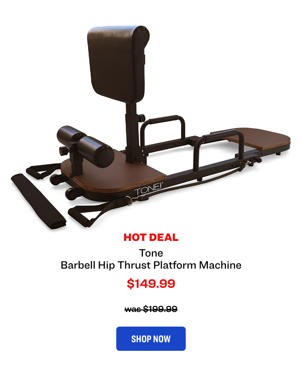 Tone Barbell Hip Thrust Platform