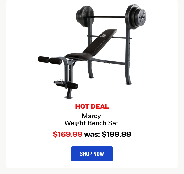 Marcy Weight Bench Set