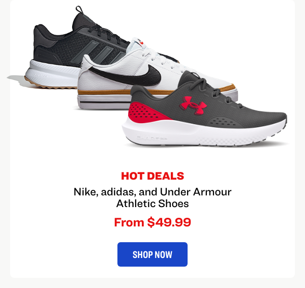 Athletic Footwear Nike, adidas, Under Armour