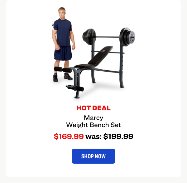 Marcy Weight Bench Set