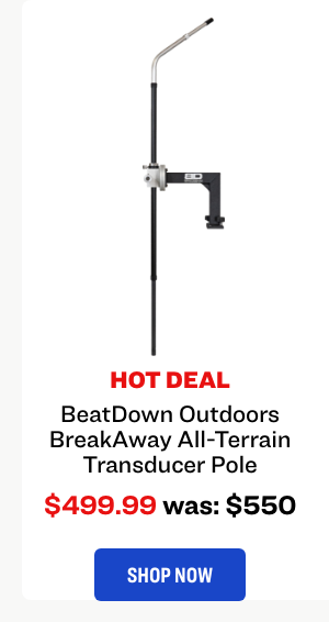 BeatDown Outdoors BreakAway All-Terrain Transducer Pole