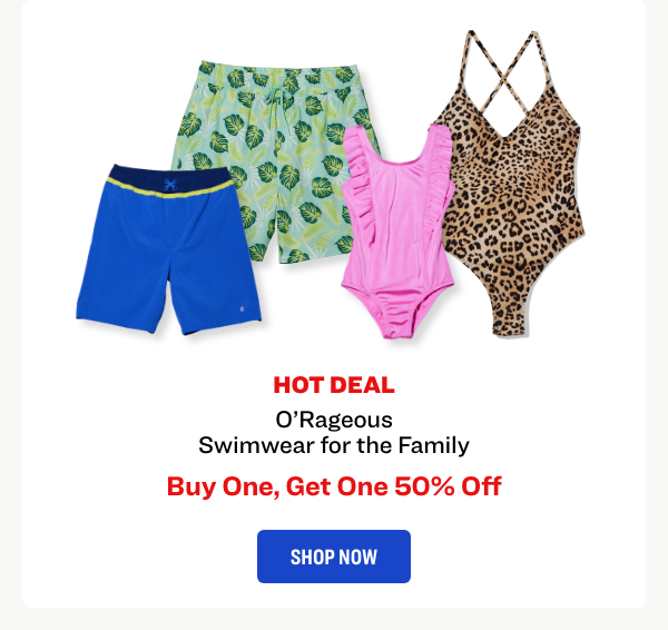 O' Rageous Swimwear for the Family