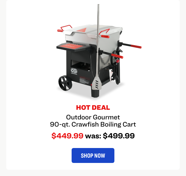 Outdoor Gourmet 90-qt. Crawfish Boiling Cart