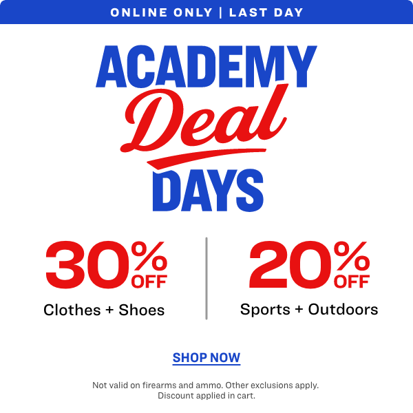 ACADEMY DEAL DAYS