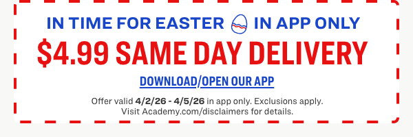 IN TIME FOR EASTER IN APP ONLY