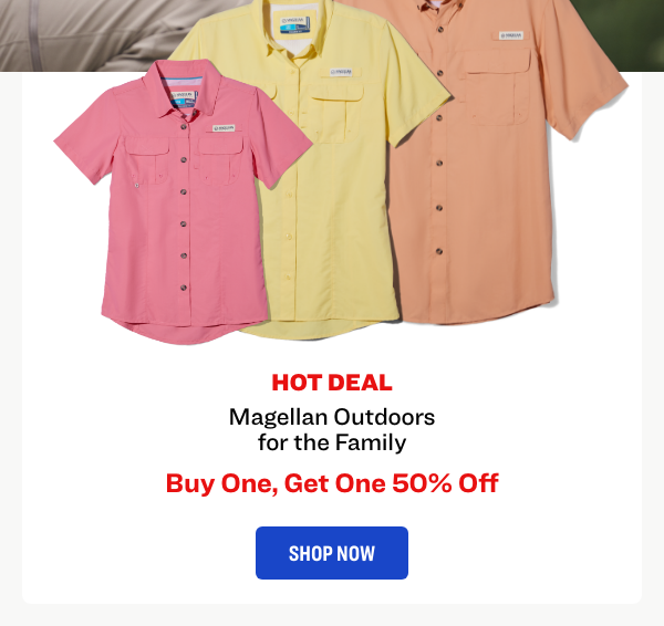 Magellan Outdoors Laguna Madre Shirts for the Family