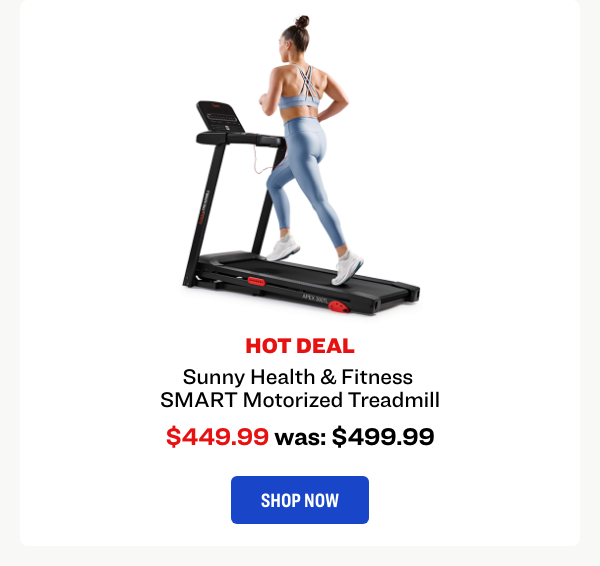 Sunny Health & Fitness SMART Motorized Treadmill