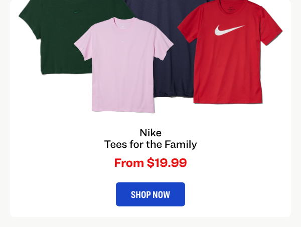 Nike Tees for the Family