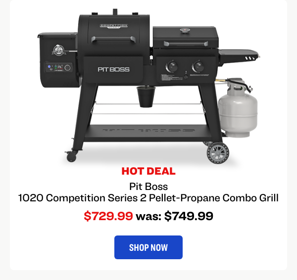 Pit Boss 1020 Competition Series 2 Pellet-Propane Combo Grill